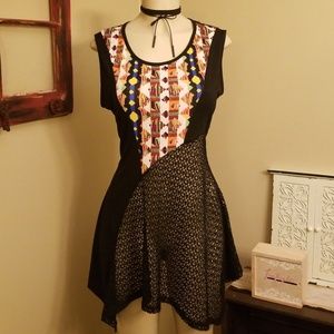 Unique boho dress